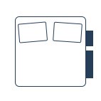 1 Continental + 1 Standard Drawer (RHF)