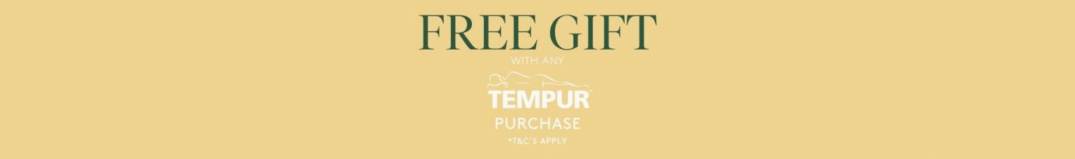 Spring Sale - Tempur Free Gift With Purchase Offer