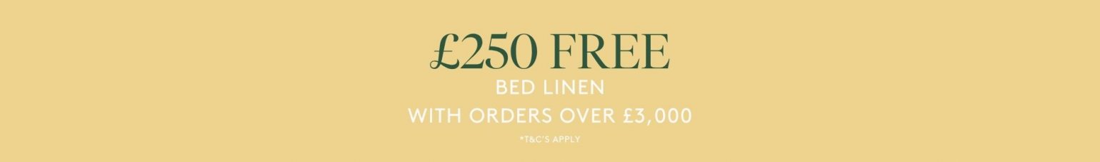 Spring Sale - £250 Free Bed Linen With Orders Over £3,000