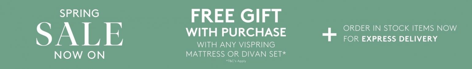 And So To Bed Spring Sale - Free Vispring Gift Offer