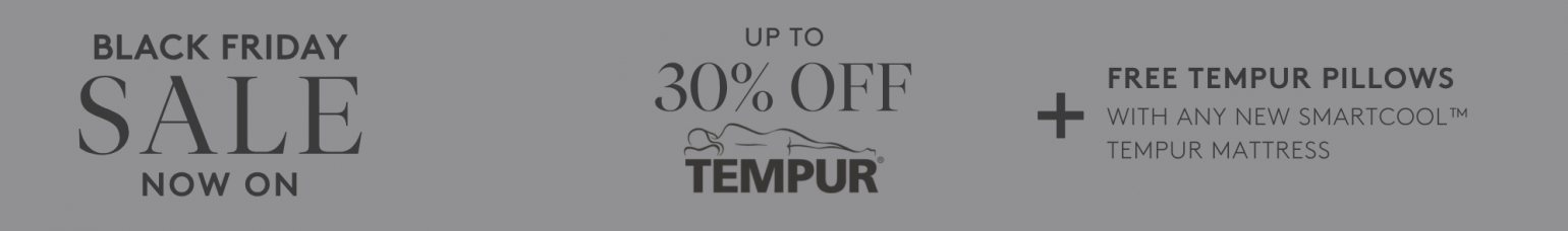 And So To Bed Black Friday Sale 2025 - Up To 30 Off Tempur Free Pillows