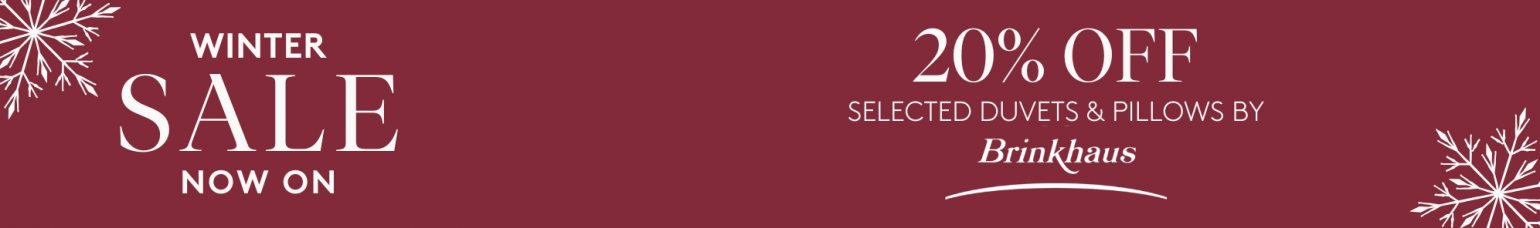 And So To Bed Winter Sale Boxing Day 2025 - 20 Off Brinkhaus Bedding Winter Duvets and Pillows