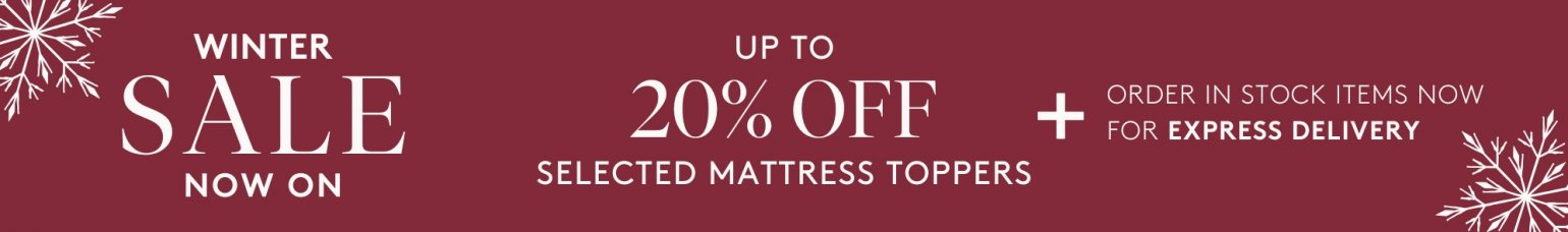 And So To Bed Winter Sale Boxing Day 2025 - 20 Off Luxury Mattress Toppers
