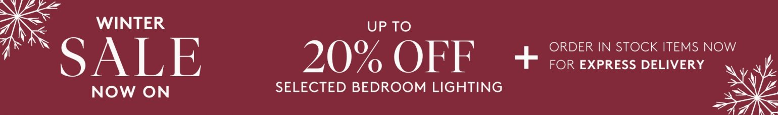 And So To Bed Winter Sale Boxing Day 2025 - 20 Off Lamps and Bedroom Lighting