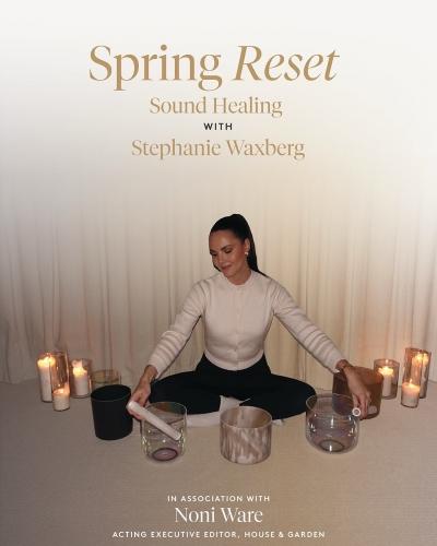 Join us for an intimate spring evening devoted to the art of sound and deep rest, in aid of @chelsead...