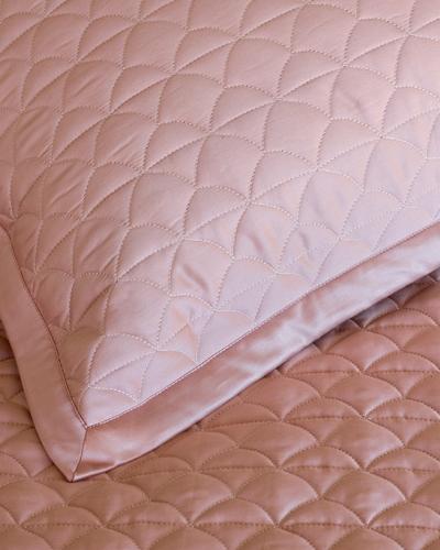 Pretty In Pink! Effortlessly sink into slumber with the delicate Suave Quilted selection from @amalia...