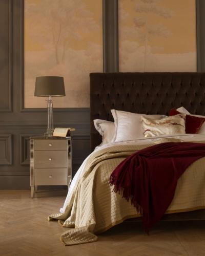 Handcrafted luxury with comfort in mind. Made in the UK by expert craftspeople, the Emilia Grand bed...