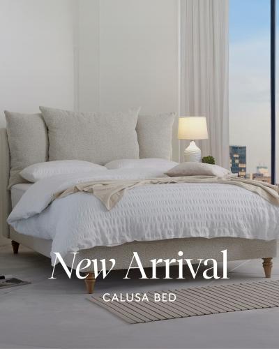 Get ready to discover a new level of comfort with the Calusa Bed. With its versatile, paired-back, co...